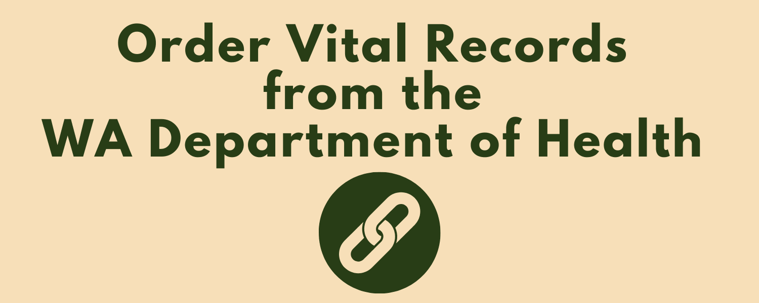 Vital Records link to the Department of Health Website