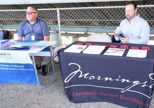 ESD 114 and Morningside Information Tables