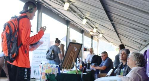 Fair Goers check out Project SAFER