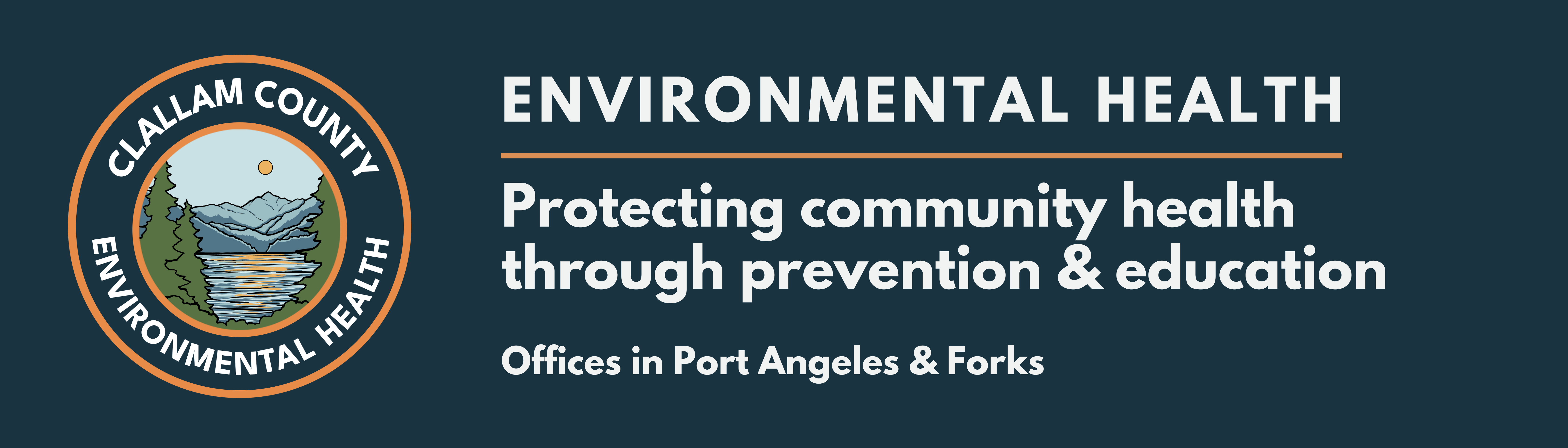 Clallam County Environmental Health Website Header