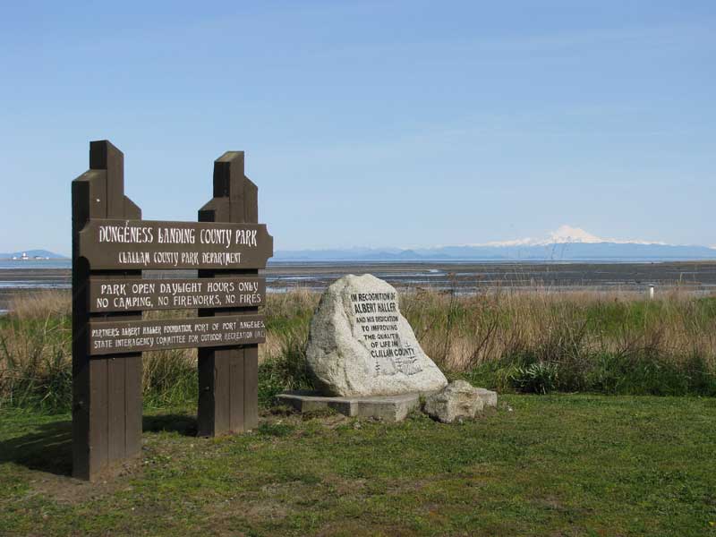 Dungeness Landing Sign