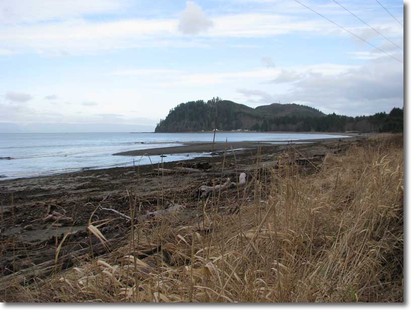 Beach of Clallam Bay West County Park