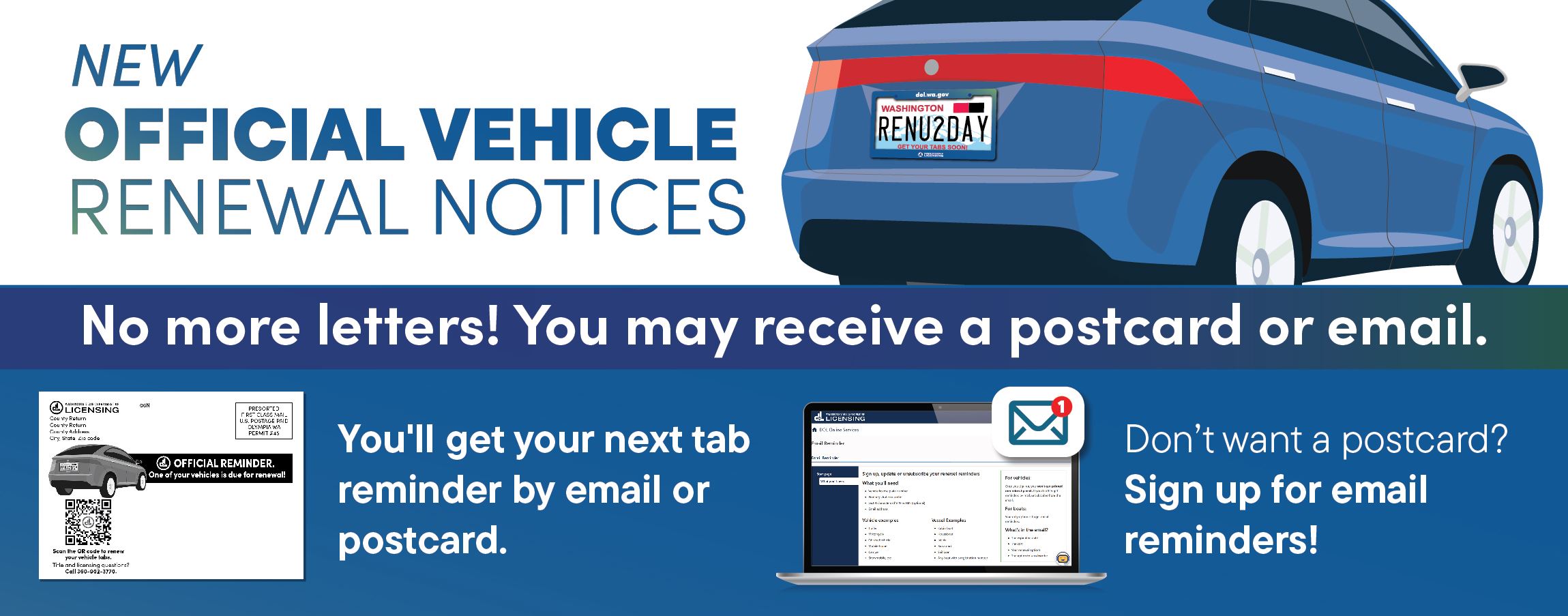 Learn more about paperless renewal notices.