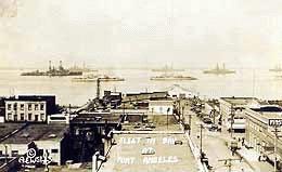 Pacific Fleet in Port Angeles Harbor