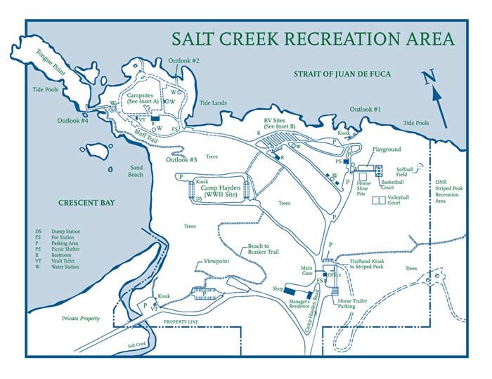 Salt Creek Recreation Area Map